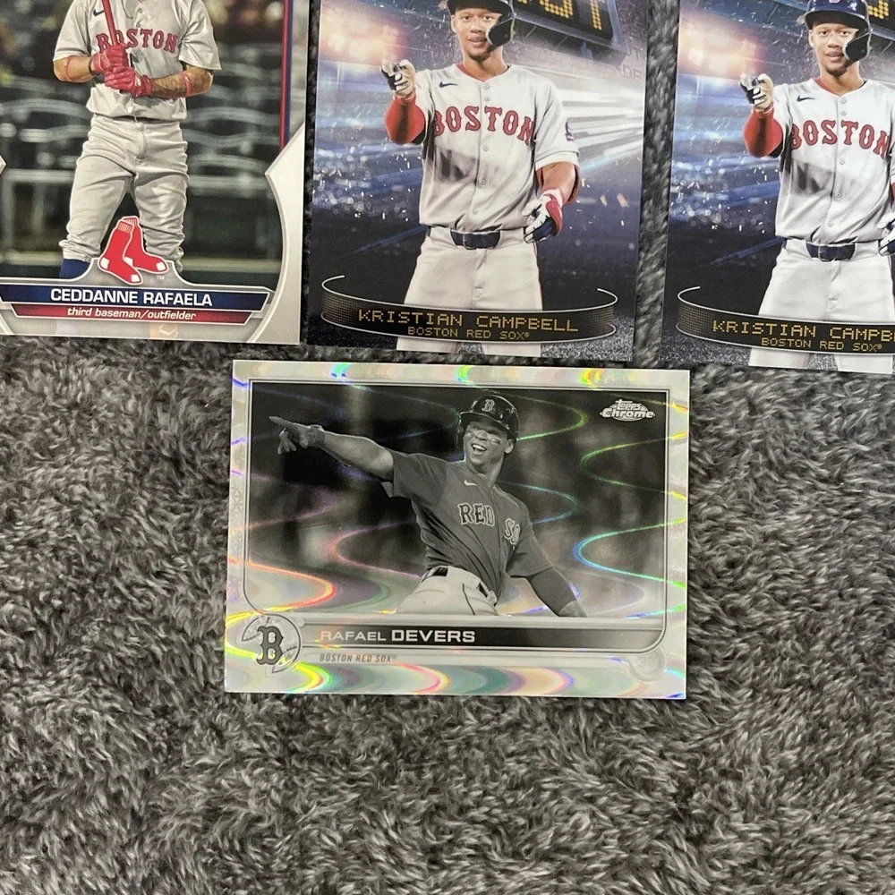 Boston Red Sox Baseball 21 Card Lot - Auto, Rookies,‎ Base, Insert, Parallel